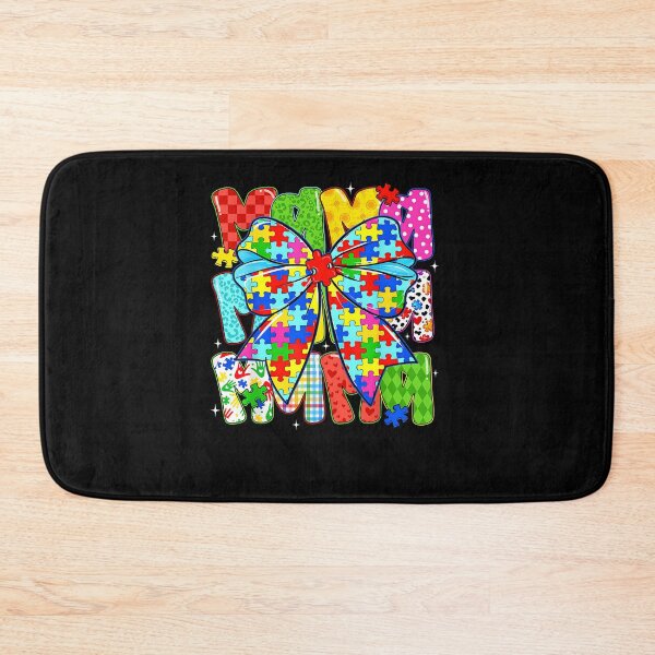 Item preview, Autism Awareness Mama Puzzle Piece Coquette Bow Ribbon Women designed and sold by Boutkimaewab.