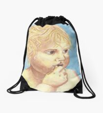 Angel Baby Drawstring Bag