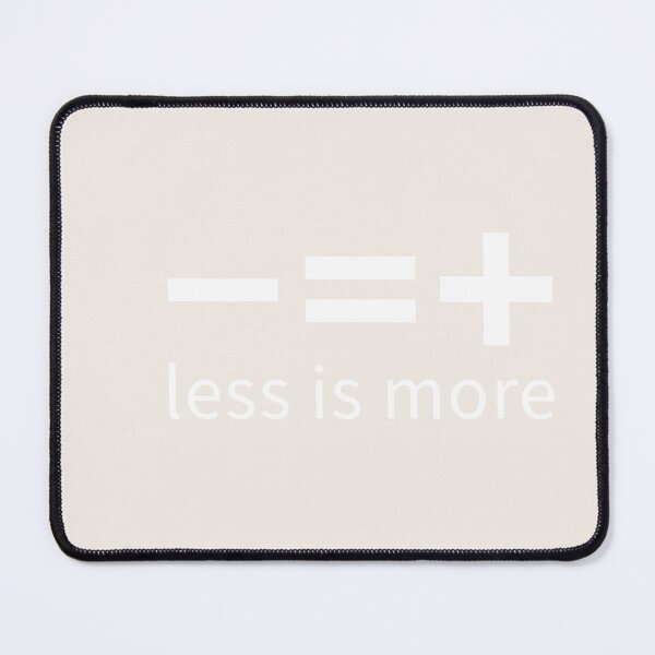 Item preview, Bauhaus - Less is more Black T1L designed and sold by ArtPlus+.