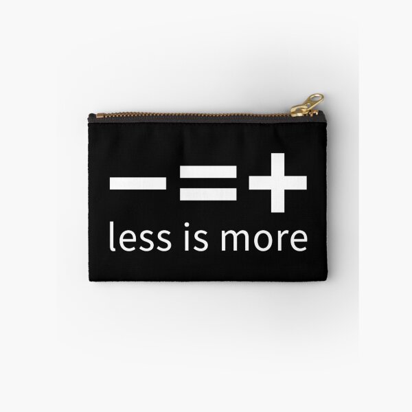 Item preview, Bauhaus - Less is more Black T1L designed and sold by ArtPlus+.