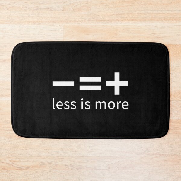 Item preview, Bauhaus - Less is more Black T1L designed and sold by ArtPlus+.