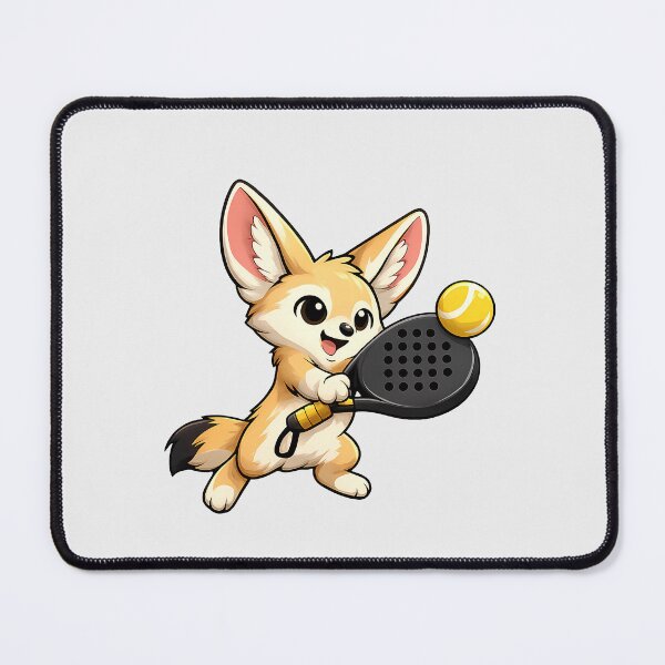 Item preview, Cute Fennec Fox Padel Volley Player designed and sold by Ombrya.