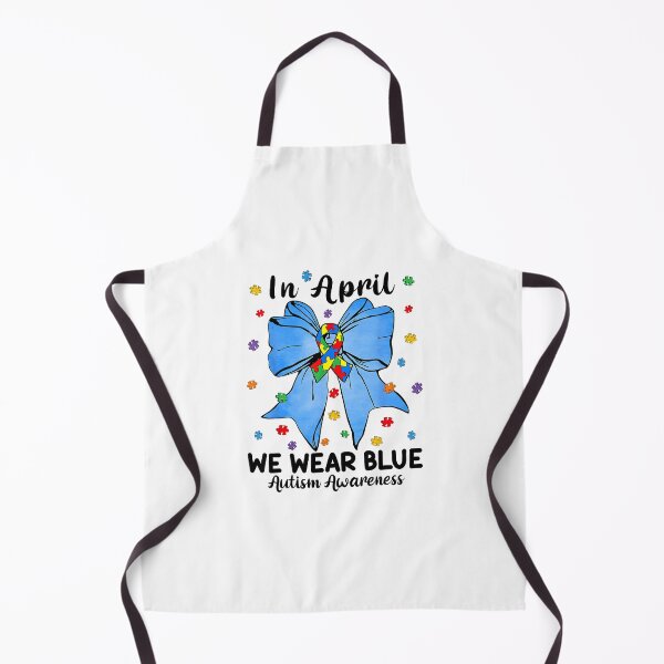 Item preview, Autism Bow In April We Wear Blue designed and sold by Boutkimaewab.