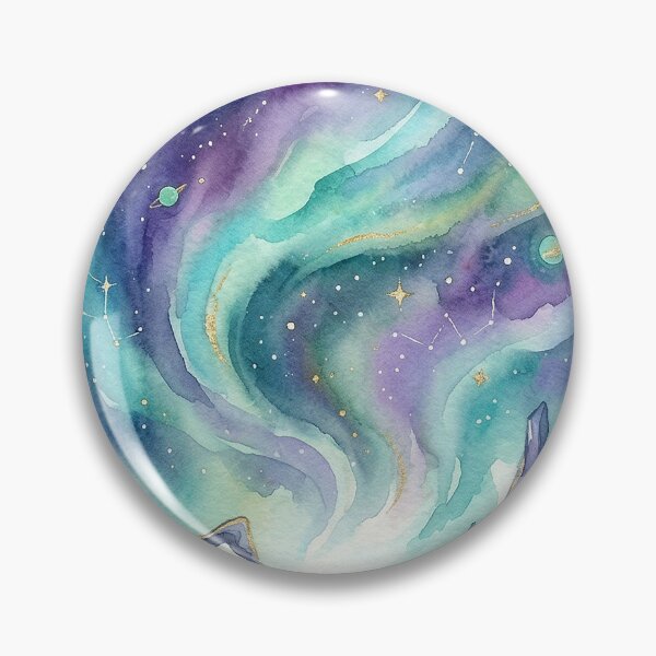 Item preview, Celestial Aurora Borealis Wedding Invitation – Romantic Northern Lights Night Sky Watercolor designed and sold by NdesignTrend.
