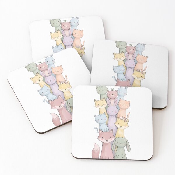 Item preview, Adorable Pastel Critter Group designed and sold by Gilchrist37.