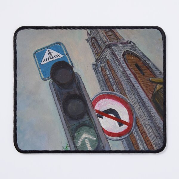 Item preview, Oil Painting - Obey the Signs 11" x 14" designed and sold by Igor Pozdnyakov.
