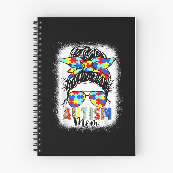 Item preview, Autism Mom Life Messy Bun Bleached for Women Mothers Day Mom designed and sold by Boutkimaewab.