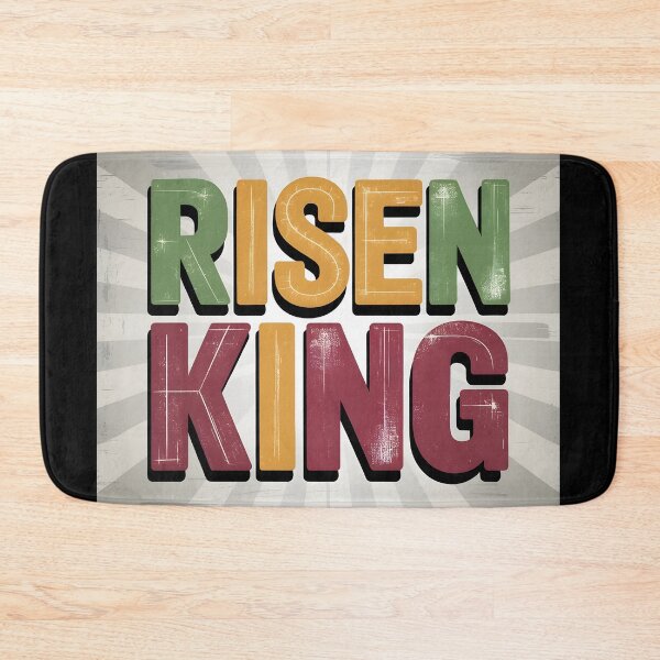 Item preview, Risen King Christian Easter Typography designed and sold by Nimkaew.