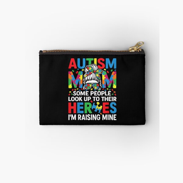 Item preview, Autism Awareness Mom Raising Hero Messy Bun Women Autistic designed and sold by Boutkimaewab.