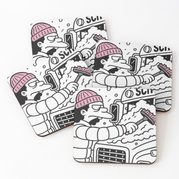 Item preview, “OTTO‑SNOW OVERDRIVE: The Toon‑World Bus Dude Battling a Blizzard in Full Rock‑’n‑Roll Chaos Mode” designed and sold by Print Fiction.