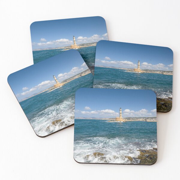 Item preview, Lighthouse at the Entrance to the Venetian Harbour, Chania designed and sold by Kasia Design.