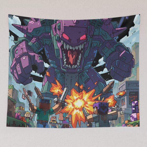 Item preview, The Boss That No One Can Defeat in Minecraft? designed and sold by MangaVersePrint.