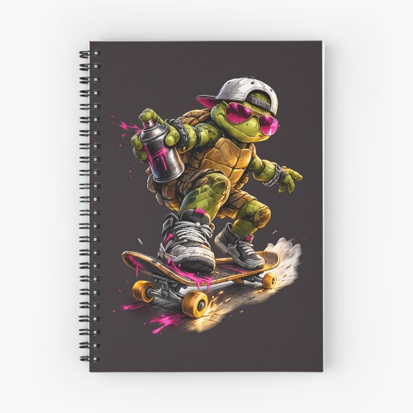 Item preview, Graffiti Turtle On Skateboard designed and sold by Raddoodles.