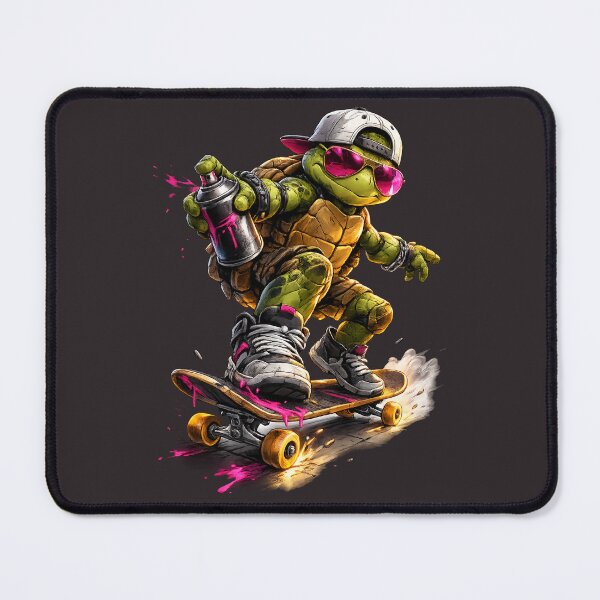 Item preview, Graffiti Turtle On Skateboard designed and sold by Raddoodler.