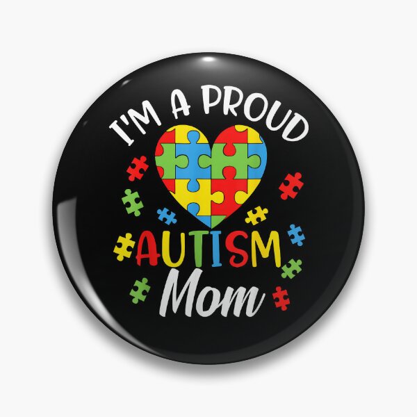 Item preview, I'm A Proud Mom Autism Awareness Autistic Heart Son Daughter designed and sold by Boutkimaewab.