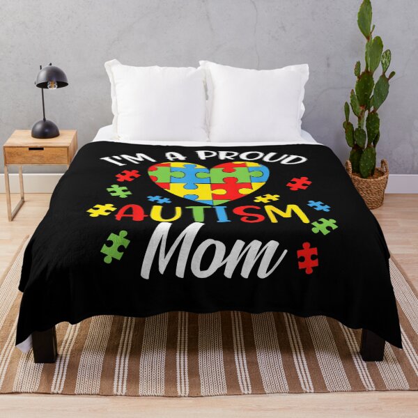Item preview, I'm A Proud Mom Autism Awareness Autistic Heart Son Daughter designed and sold by Boutkimaewab.