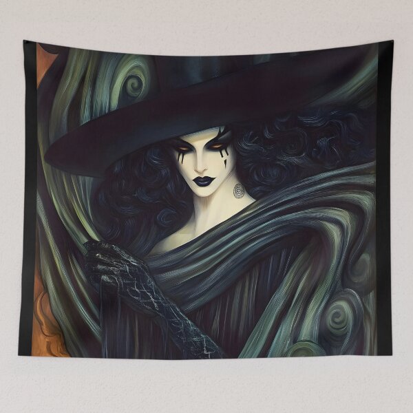 Item preview, Gothic Witch Woman Dark Fantasy Portrait designed and sold by Shoot-The-Moon.