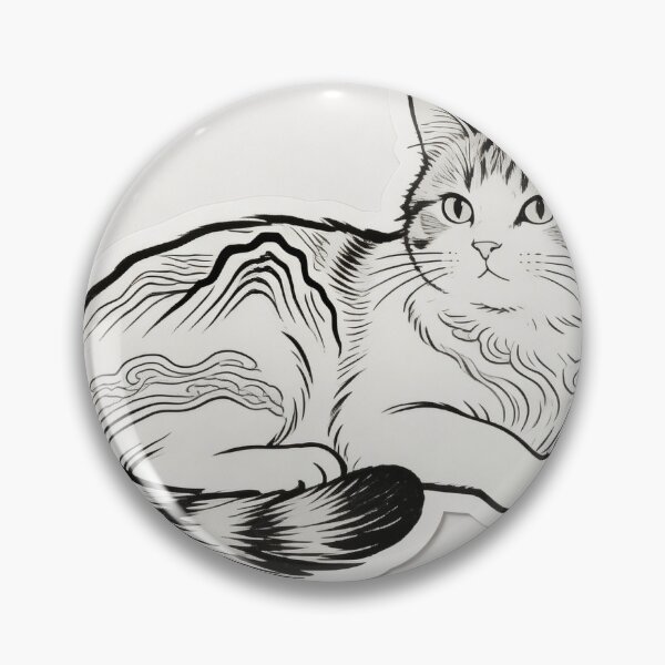 Item preview, Minimal cat line art sticker designed and sold by uptown2026.