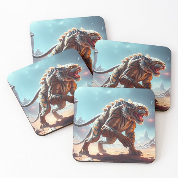 Item preview, Alien Tiger on a Distant Planet designed and sold by cuprum.