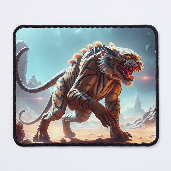 Item preview, Alien Tiger on a Distant Planet designed and sold by cuprum.