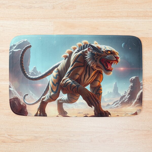 Item preview, Alien Tiger on a Distant Planet designed and sold by cuprum.