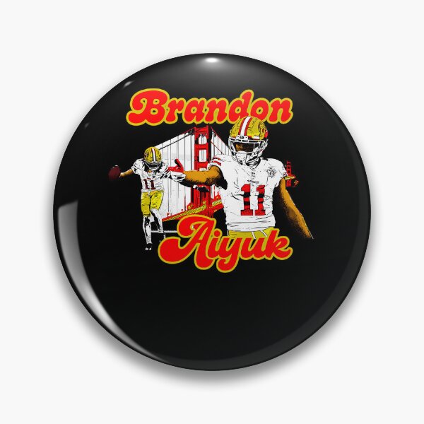 Item preview, Brandon Aiyuk Football Playmaker designed and sold by butterybud.