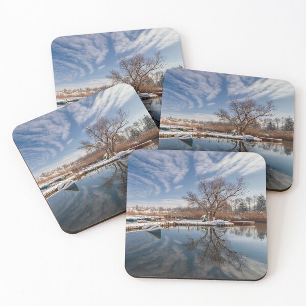 Item preview, Winter Reflections on Lake Staffel designed and sold by Kasia Design.