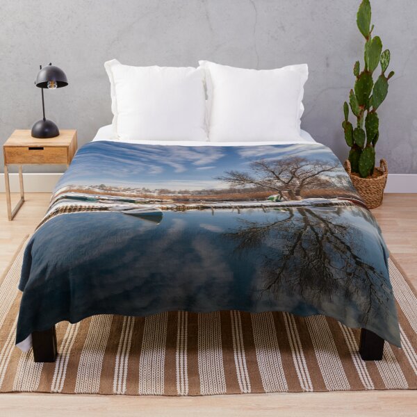 Item preview, Winter Reflections on Lake Staffel designed and sold by Kasia Design.