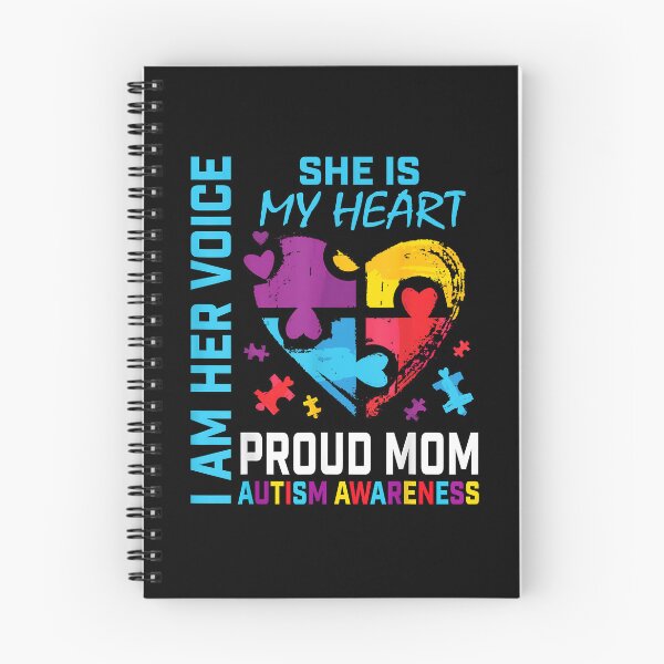 Item preview, I Am Her Voice She Is My Heart Autism Awareness Daughter Mom designed and sold by Boutkimaewab.