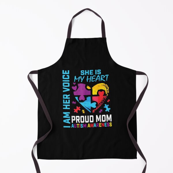 Item preview, I Am Her Voice She Is My Heart Autism Awareness Daughter Mom designed and sold by Boutkimaewab.