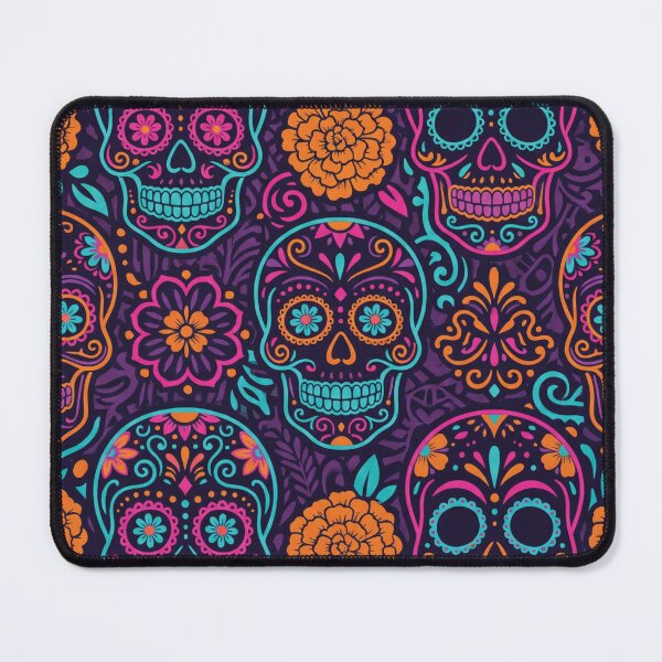 Item preview, Vibrant Day of the Dead Sugar Skull Pattern designed and sold by DGtaLrtcom.