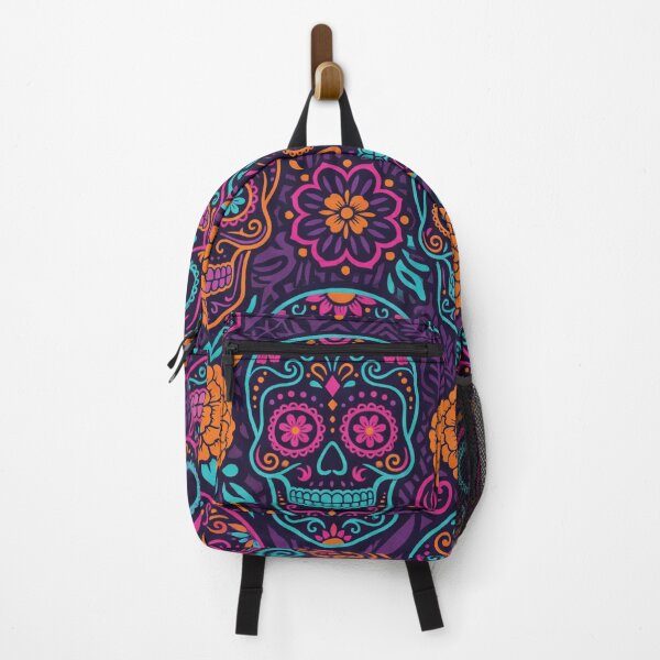 Item preview, Vibrant Day of the Dead Sugar Skull Pattern designed and sold by DGtaLrtcom.