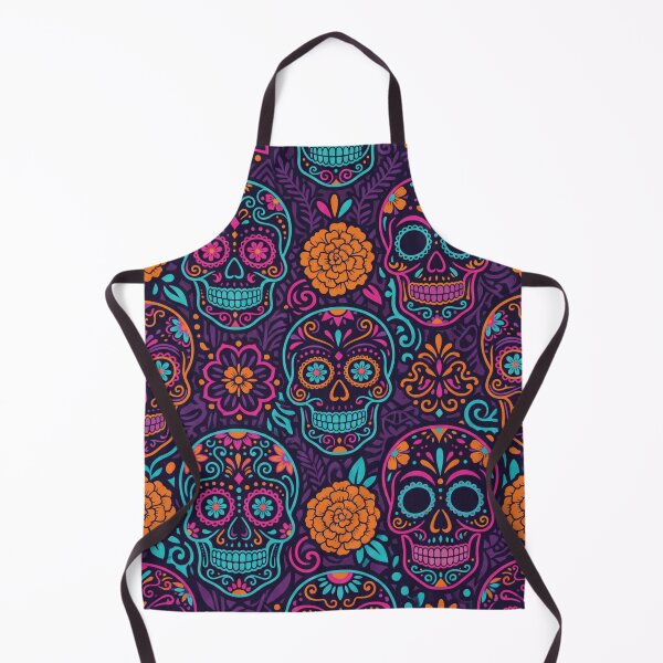 Item preview, Vibrant Day of the Dead Sugar Skull Pattern designed and sold by DGtaLrtcom.