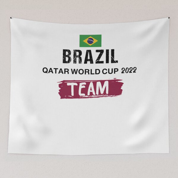 Item preview, Brazil    World Cup Football Soccer Fan Qatar 2022 designed and sold by butterybud.