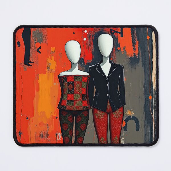 Item preview, Abstract Fashion Mixed Media Red and Black Art designed and sold by Alma47.