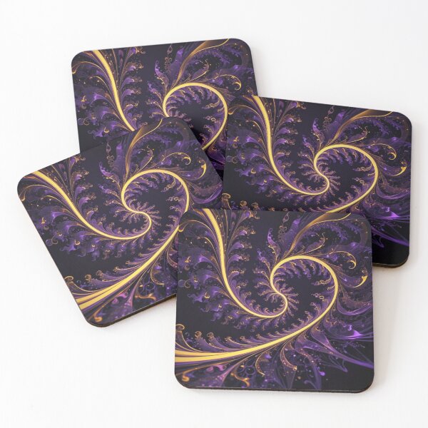 Item preview, Golden Amethyst Fractal Spiral designed and sold by Harmonic_Layers.