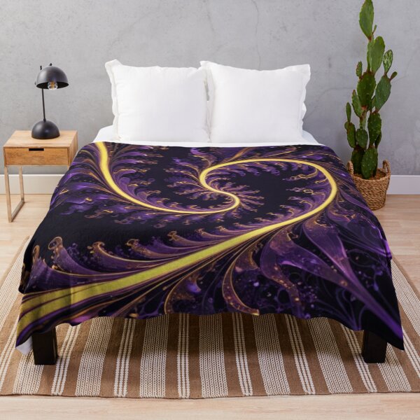 Item preview, Golden Amethyst Fractal Spiral designed and sold by Harmonic_Layers.