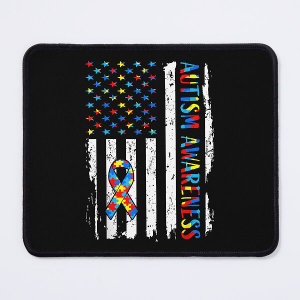 Item preview, Autism Awareness Mom Dad USA Flag Autistic Awareness Autism designed and sold by Boutkimaewab.