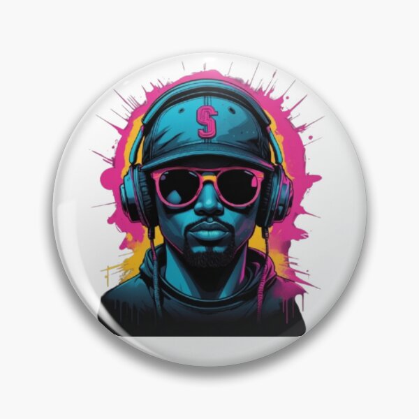 Item preview, Modern Chic: Girl Portrait in Neon Paint Splash Aesthetic designed and sold by Vikkokansana.