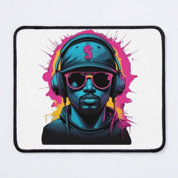 Item preview, Modern Chic: Girl Portrait in Neon Paint Splash Aesthetic designed and sold by Vikkokansana.