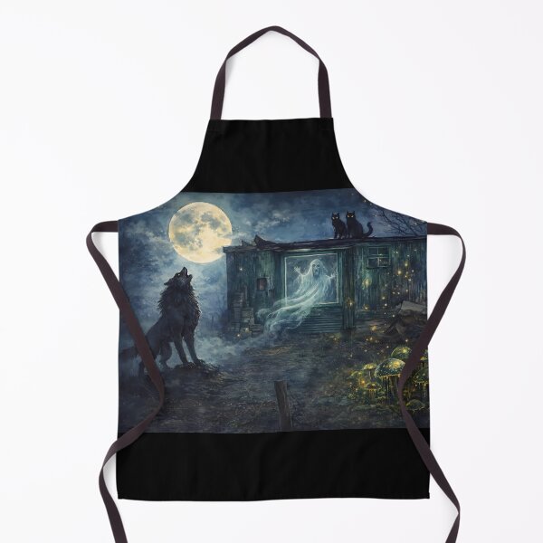 Item preview, Haunting Moonlit Night Scene designed and sold by cuprum.