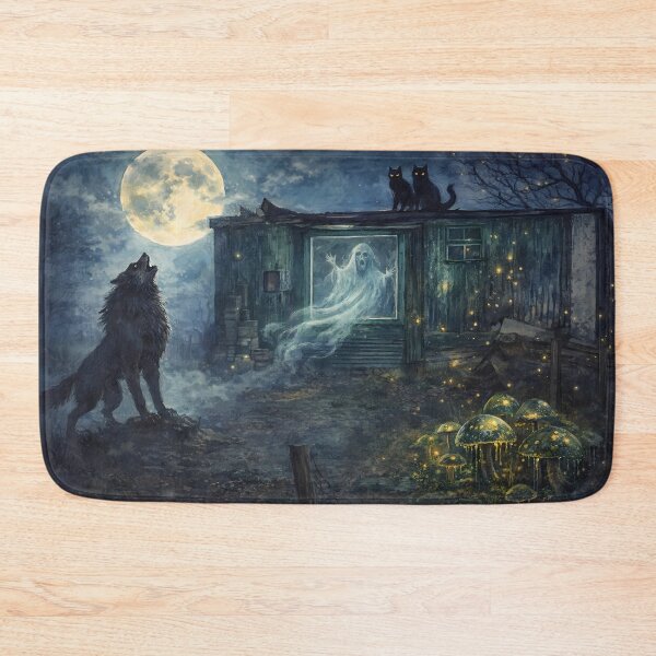 Item preview, Haunting Moonlit Night Scene designed and sold by cuprum.