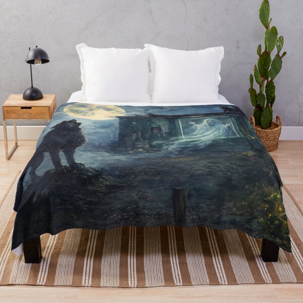 Item preview, Haunting Moonlit Night Scene designed and sold by cuprum.