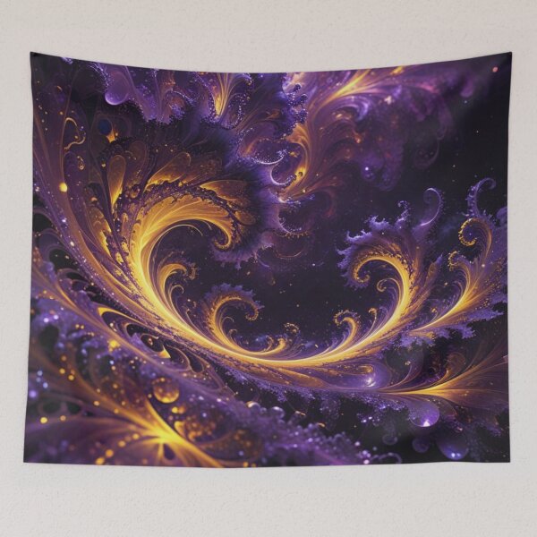 Item preview, Radiant Violet Fractal Bloom designed and sold by Harmonic_Layers.