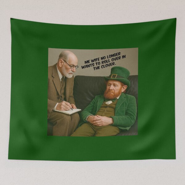 Item preview, Sad Leprechaun designed and sold by Halifaxartguy.