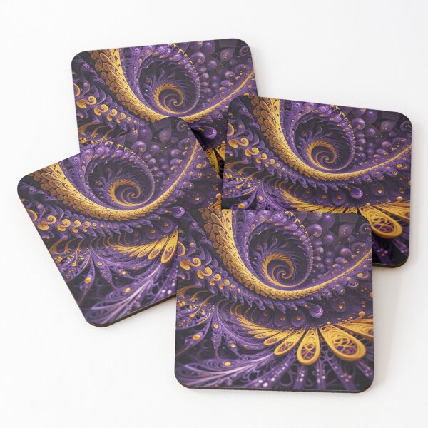 Item preview, Royal Violet Fractal Spiral designed and sold by Harmonic_Layers.