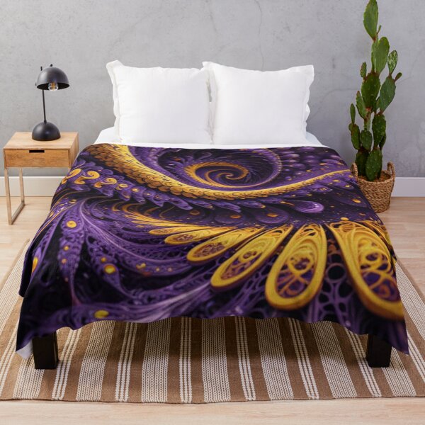 Item preview, Royal Violet Fractal Spiral designed and sold by Harmonic_Layers.