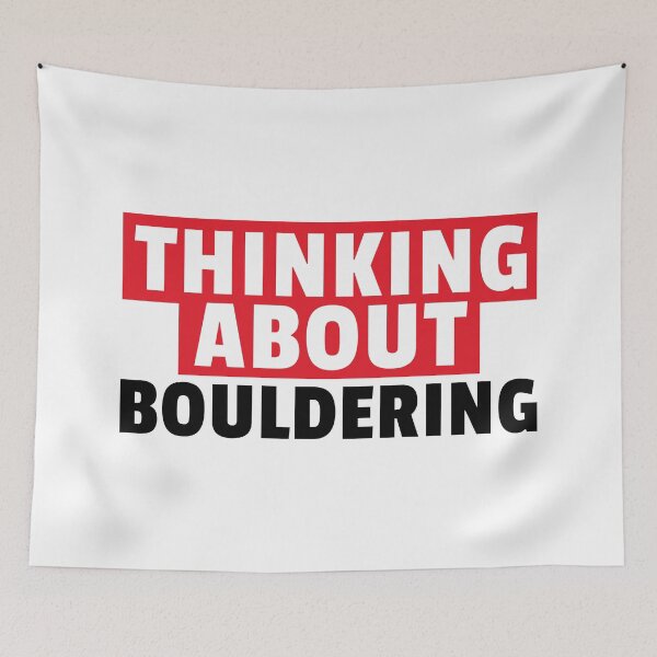 Item preview, Thinking About Bouldering designed and sold by MaryAller.
