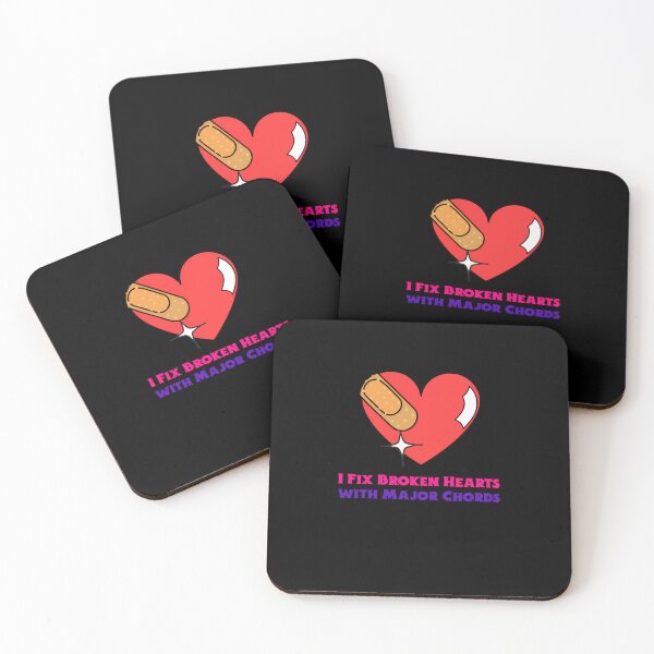 Item preview, I fix broken hearts with major chords  designed and sold by mrmwf.