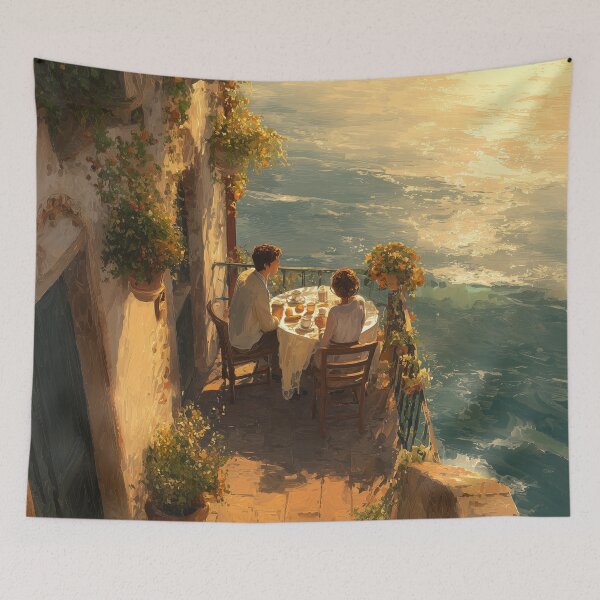 Item preview, Balcony Breakfast at Sunrise designed and sold by Rtymer.